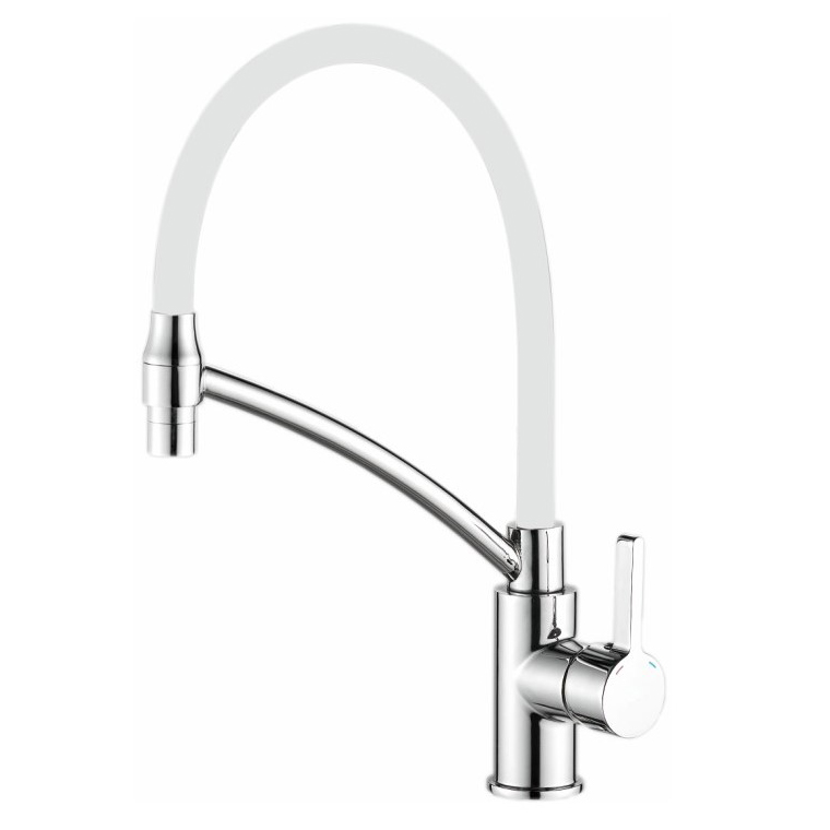 

Смеситель для кухни Haiba HB73643-8, Хром;белый