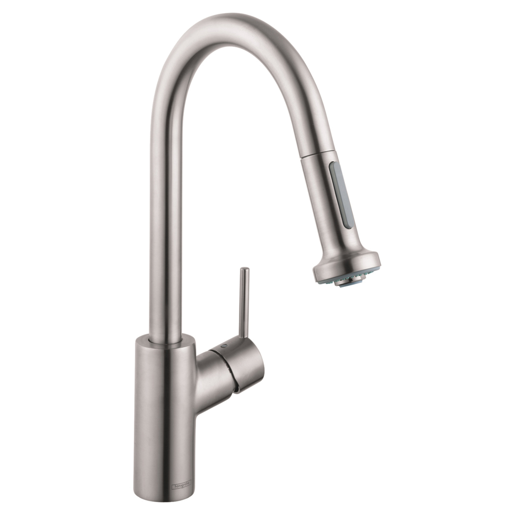 Смеситель для кухни Hansgrohe Talis 73863800 смеситель для кухни hansgrohe talis select с выдвижным изливом нержавеющая сталь 73852800