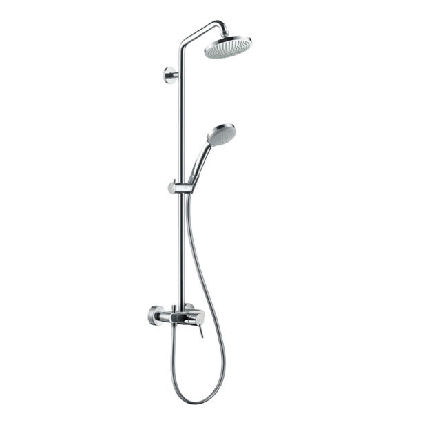 Душевая стойка Hansgrohe Croma 100 Showerpipe 160 27154000 душевая стойка hansgrohe croma e showerpipe 280 1jet 27630000