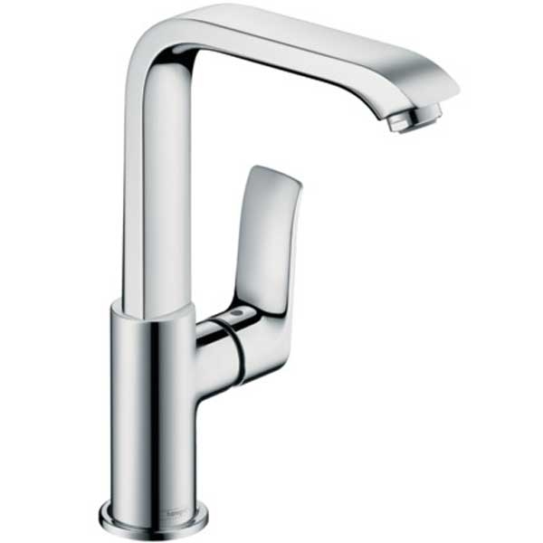 Смеситель для раковины Hansgrohe Metris 31187000 смеситель для раковины iddis slide нажимной push control белый матовый sliwtbti01