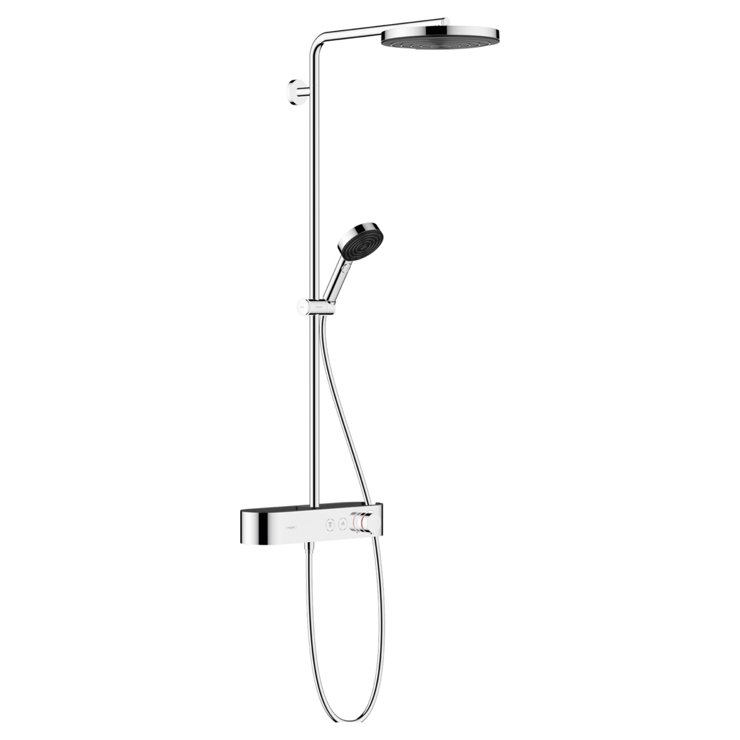 Душевая стойка Hansgrohe Pulsify ShowerTablet Select 24220000 душевая лейка hansgrohe pulsify select relaxation 24110670