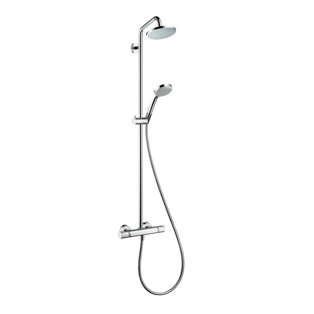 Душевая стойка Hansgrohe Croma 160 Showerpipe 27135000 душевая стойка hansgrohe croma e showerpipe 280 1jet 27630000