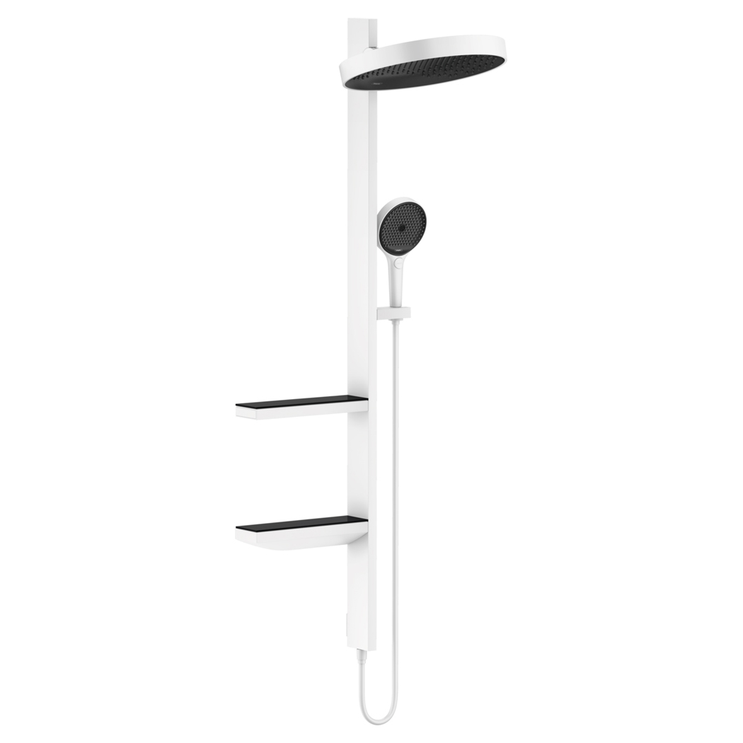 Душевая стойка Hansgrohe Rainfinity 26842700 верхний душ hansgrohe rainfinity белый матовый 26228700