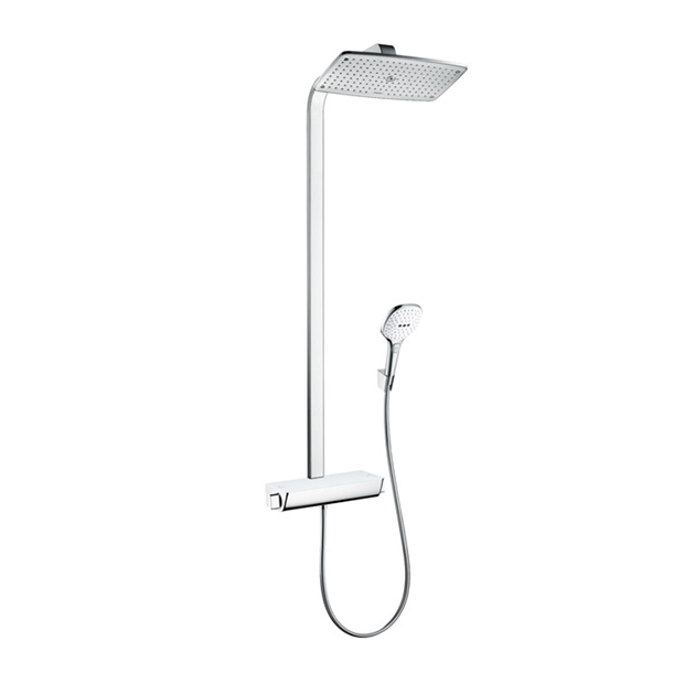 Душевая стойка Hansgrohe Raindance Select Showerpipe 360 27112400 белый хром душевая система kludi logo dual shower system со смесителем хром 6808305 00