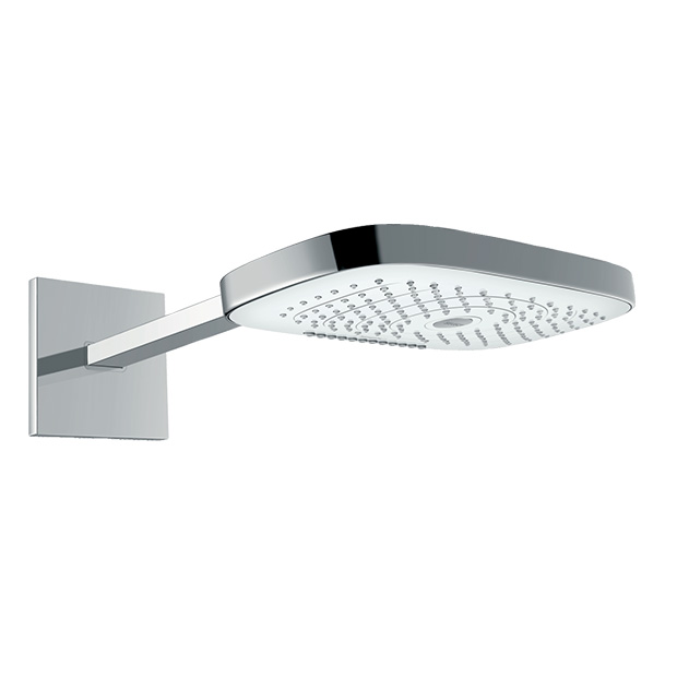 Верхний душ Hansgrohe Raindance Select E 300 3jet 26468400 белый хром верхний душ hansgrohe rainmaker select 460 1jet 24003400