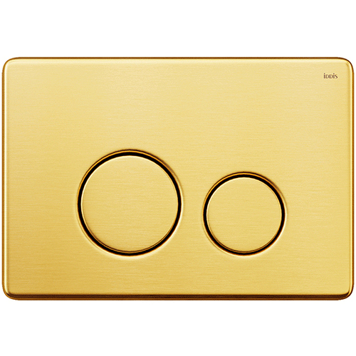 Кнопка для инсталляции Iddis Unisteel UNS01GGi77, цвет золото - фото 1