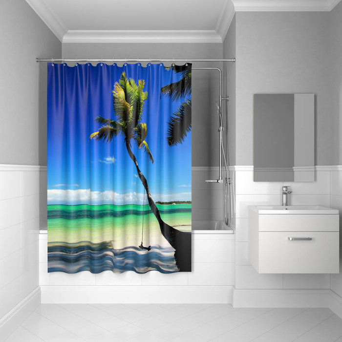 Занавеска для ванной Iddis Promo 630P18Ri11, цвет с рисунком - фото 1