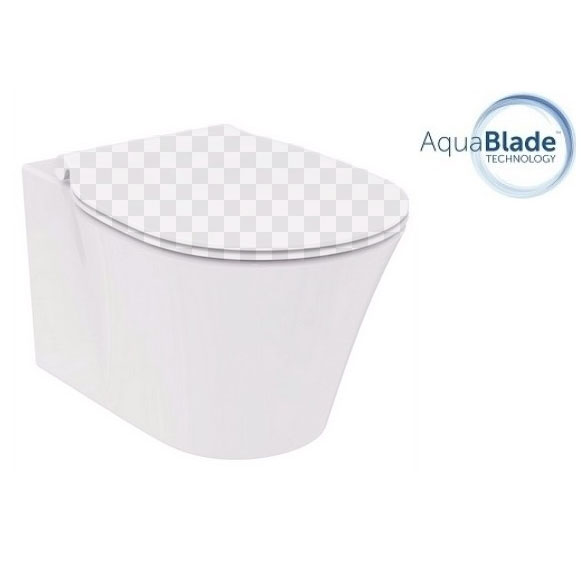 Подвесной унитаз Ideal Standard Connect Air AquaBlade E005401 без сиденья подвесной унитаз ideal standard connect e8035ma