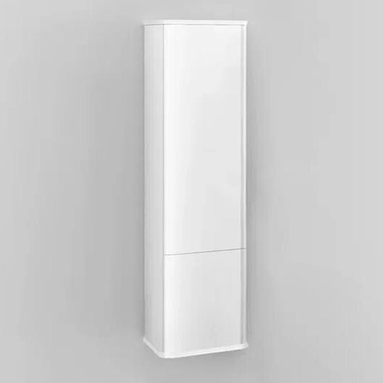 Пенал для ванной Jorno Pastel 34,5 белый жемчуг зеркальный шкаф для ванной jorno pastel 46 белый жемчуг