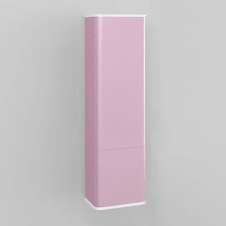 Пенал для ванной Jorno Pastel 34,5 розовой иней