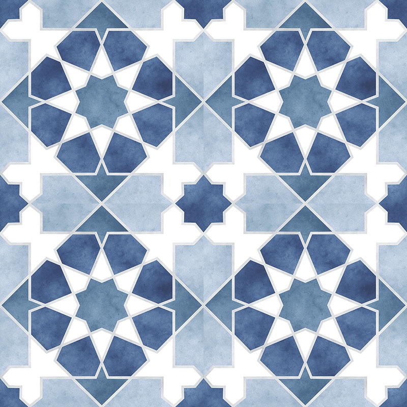 Напольная плитка Kerlife Rabat Blue 45x45