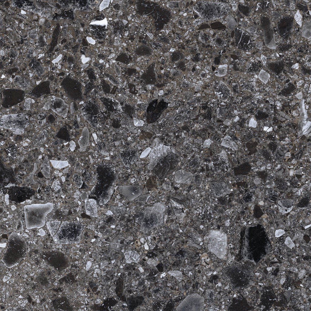 Керамогранит Kerranova Terrazzo Черный K-333/MR 60x60x1 керамогранит kerranova skala grey lappato 60x60