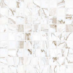 

Мозаика Kerranova Marble Trend K-1001/LR/m01/30x30 Calacatta, Белый