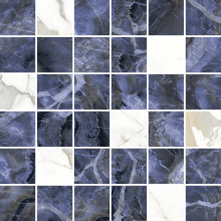 Мозаика Laparet Laurel микс синий 29,7х29,7