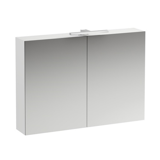 Зеркальный шкаф для ванной Laufen Base 100 белый матовый