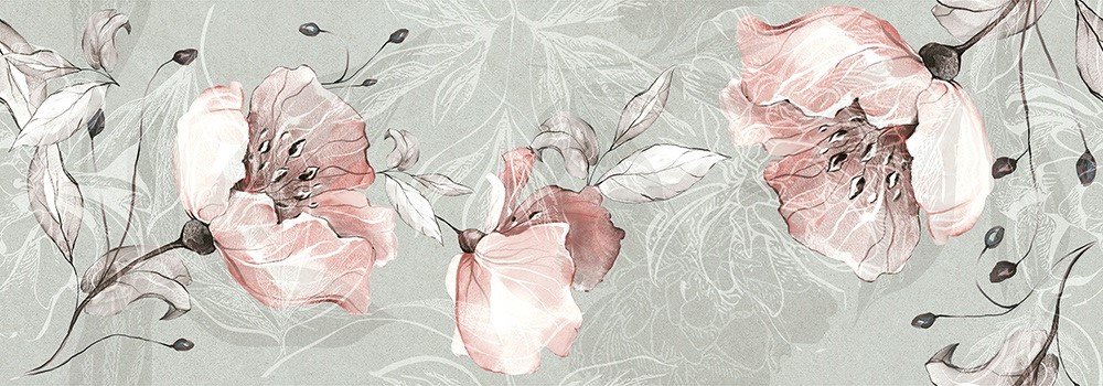 Керамогранит Love Ceramic Sense Floral Ret 35x100