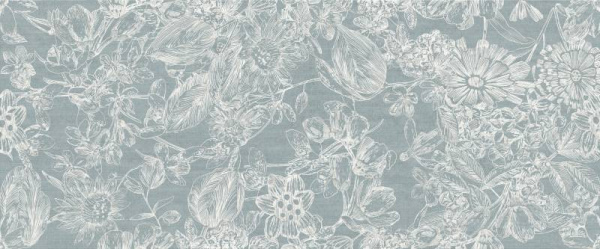 

Керамогранит Marca Corona Mirabilia Floral Bay 50x120, Белый;голубой