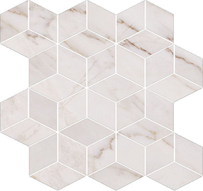 Мозаика Meissen Carrara Белый 28х29,7
