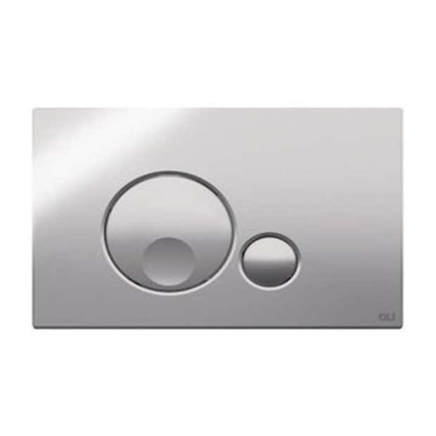 Кнопка для инсталляции Oli Globe 152951 хром матовый