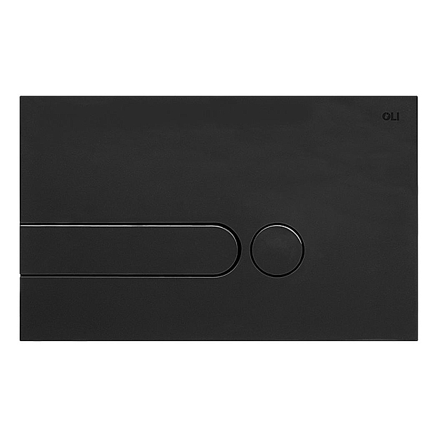 Кнопка для инсталляции Oli I-Plate 670002 антрацит, цвет черный - фото 1