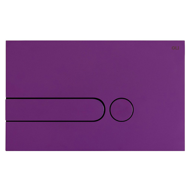 Кнопка для инсталляции Oli I-Plate 670003 пурпурная, цвет фиолетовый (сиреневый) - фото 1