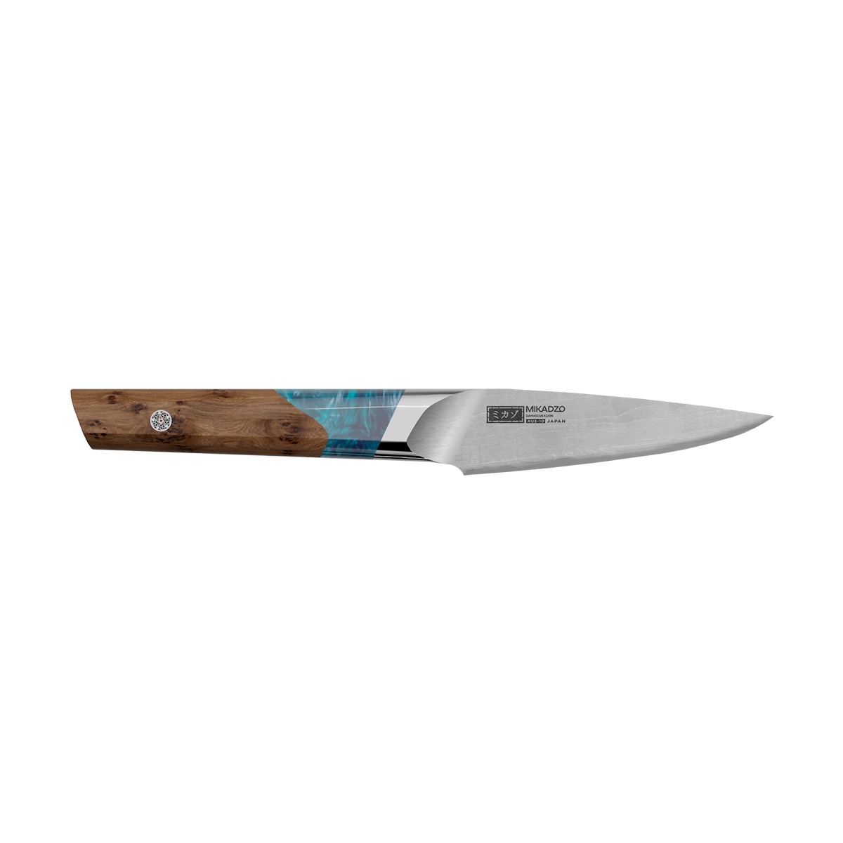 Кухонный нож Omoikiri Damascus Kuon 4992038 набор кухонных ножей omoikiri damascus kuon set 4992039 с подставкой