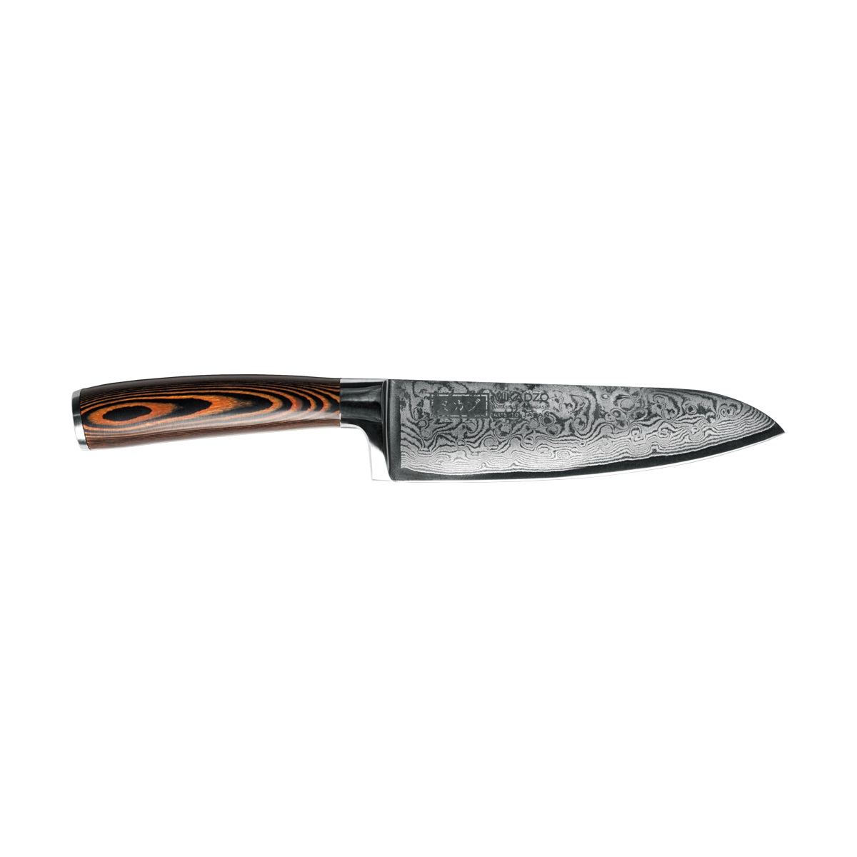 Кухонный нож Omoikiri Damascus Suminagashi 4996235 кухонный нож omoikiri micadzo yamata yk 01 59 pa 89