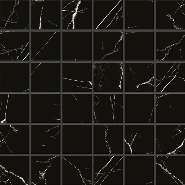 

Мозаика OnlyGres Marble Black MOG601 (5х5) 30x30, Черный