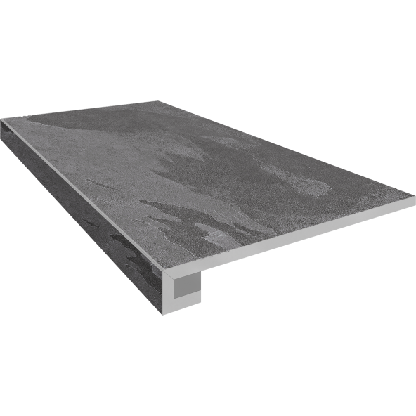 

Ступень OnlyGres Stone Grey SOG501 с прямоугольным бортиком 30x60, Серый