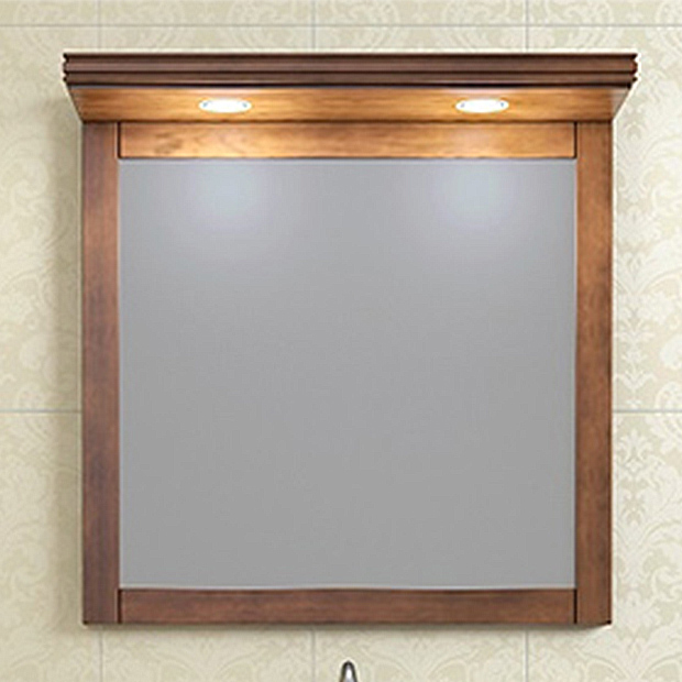 Зеркало для ванной Opadiris Мираж 80 светлый орех зеркало opadiris карат серебряное 87х100 см