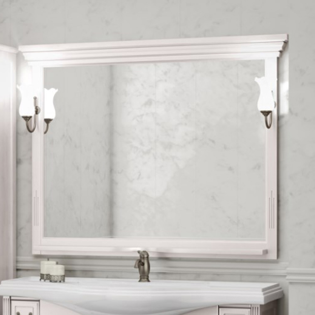 Зеркало для ванной Opadiris Риспекто 120 слоновая кость зеркало opadiris карат серебряное 87х100 см
