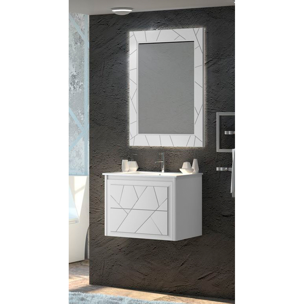 Мебель для ванной Opadiris Луиджи 70 белый пенал для ванной opadiris луиджи серый матовый