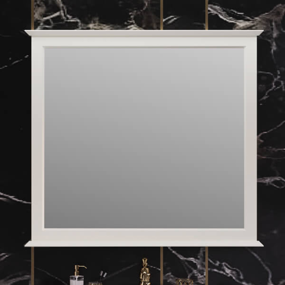 Зеркало Opadiris Кантара 105 белое, цвет белый 00-00003714 - фото 1
