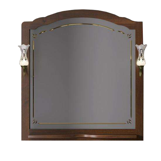 Зеркало для ванной Opadiris Лоренцо 96 00-00006539 светлый орех зеркало мебелик селена светло коричневый п0005177