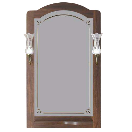 Зеркало для ванной Opadiris Лоренцо 60 00-00006544 светлый орех зеркало мебелик селена светло коричневый п0005177