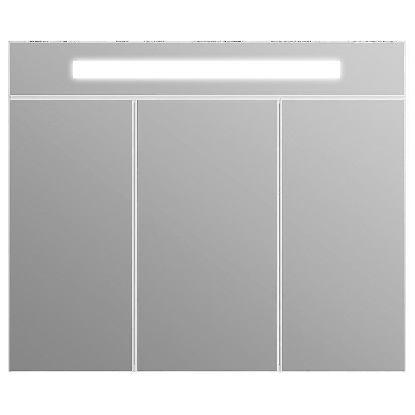 Зеркальный шкаф для ванной Opadiris Фреш 100 00-00006753, цвет белый - фото 1