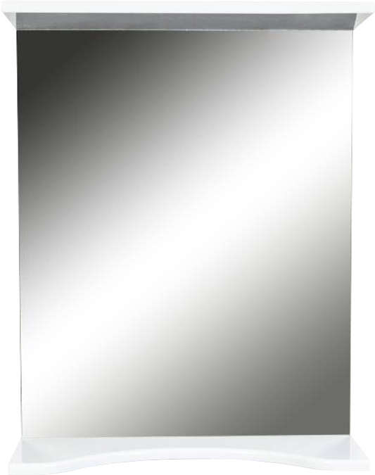 Зеркало для ванной Orange Стандарт 55 белый глянец зеркало emmy магнолия стандарт 100х80 led подсветка 250502