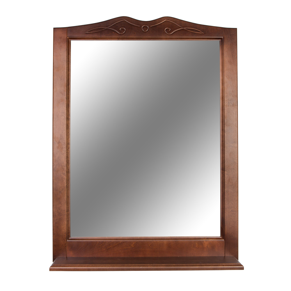 Зеркало для ванной Orange Классик 75 орех антикварный зеркало runo классик 65х75 угловое белое ут000004163
