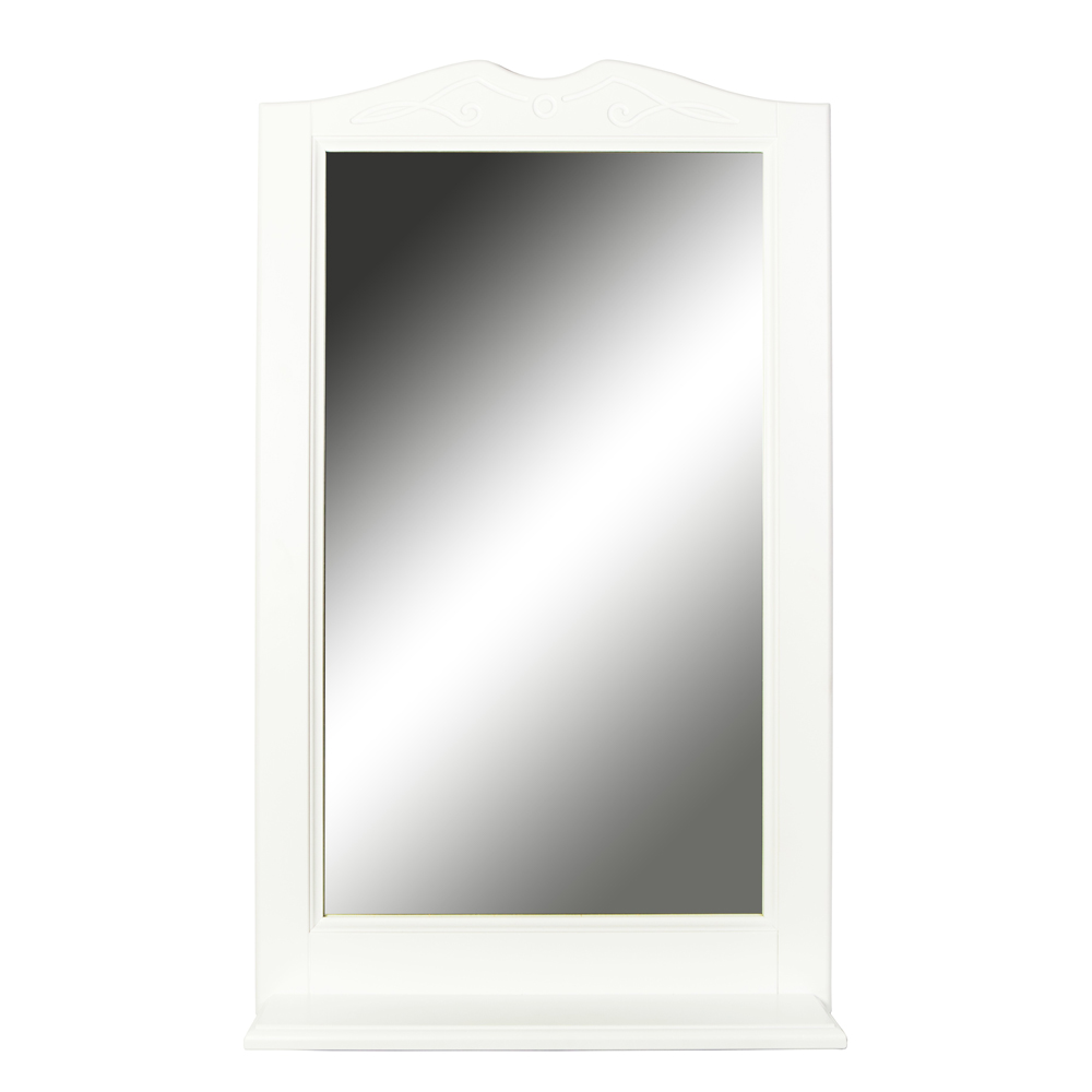 Зеркало для ванной Orange Классик 60 белый (молочный) вешалка в прихожую мебелик сильвия н3 эко кожа молочный белый ясень п0001957