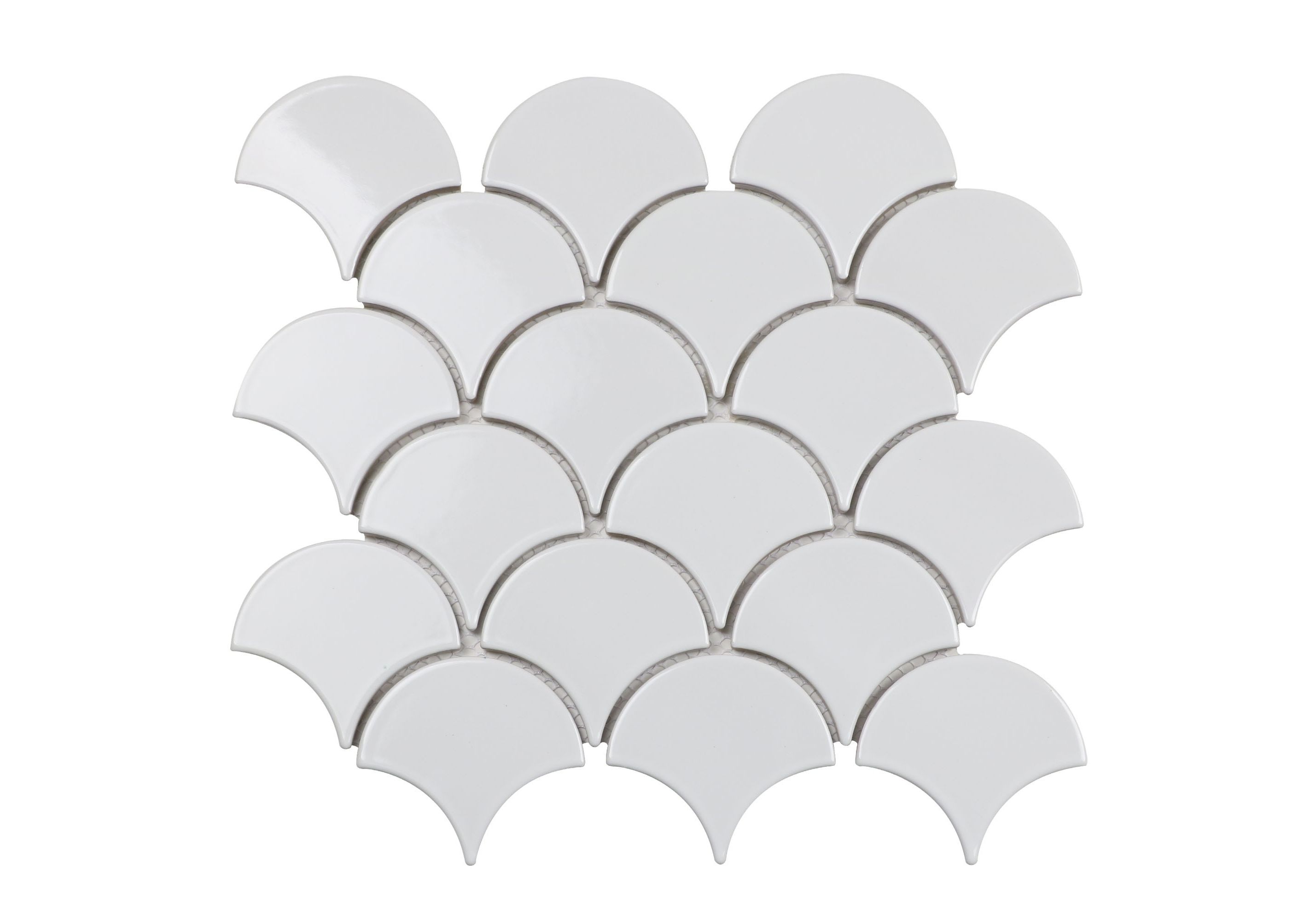 Мозаика Orro mosaic Ceramic White Scales 25,9x27,9 мозаика orro mosaic glasstone capri 29 5x29 5