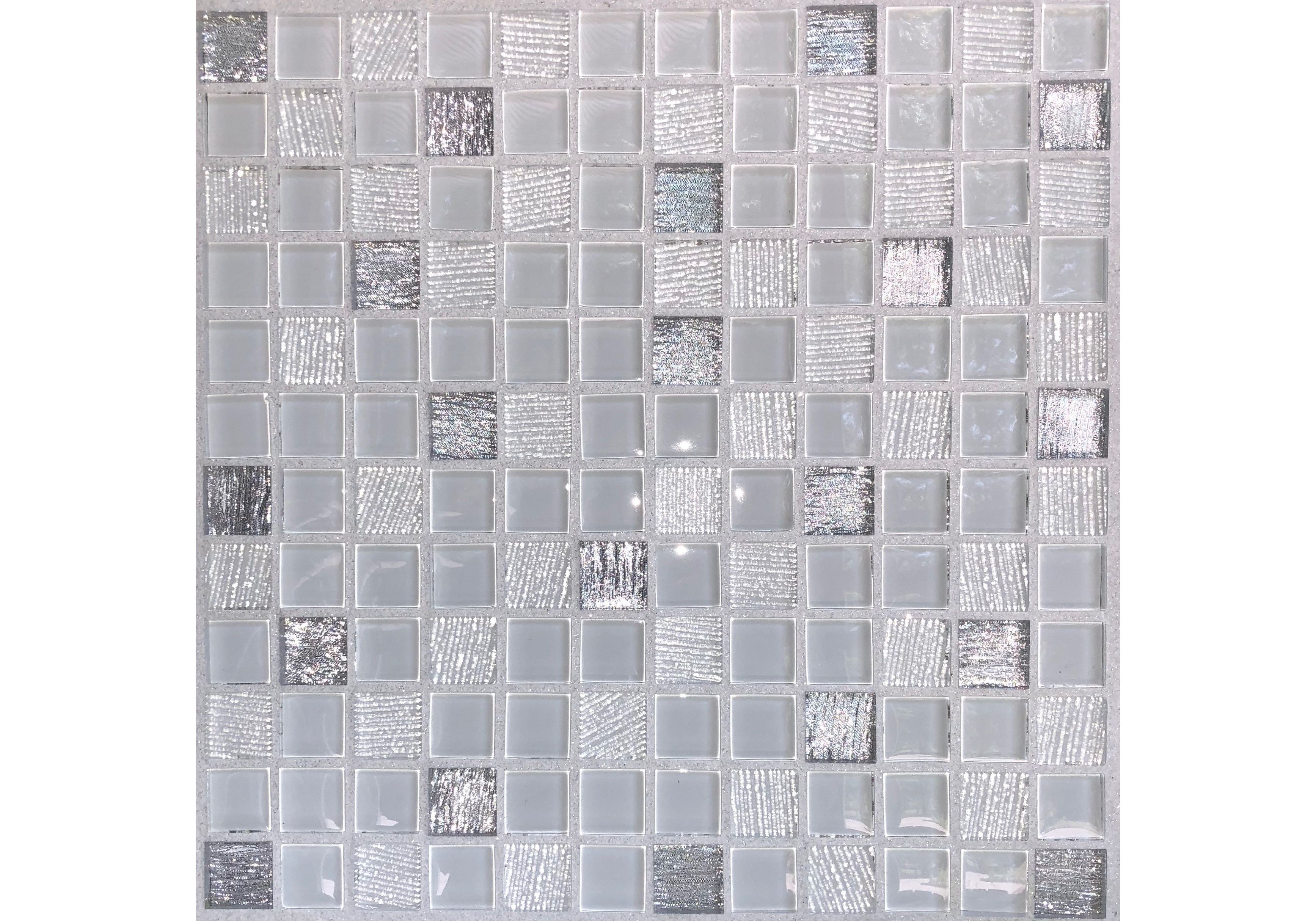 Мозаика Orro mosaic Glass Vesta White 30x30