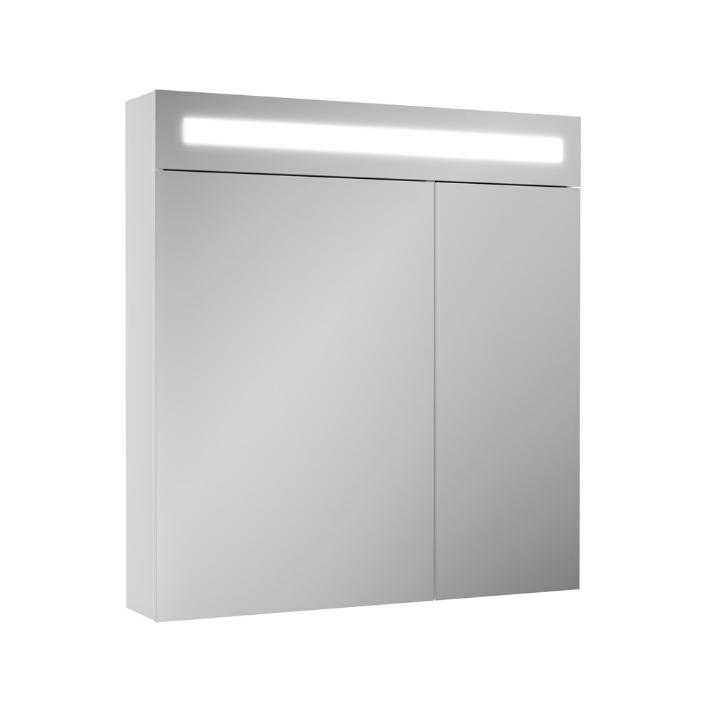 Зеркальный шкаф для ванной OWL Nyborg 70 с подсветкой зеркальный шкаф de aqua алюминиум 50х76 5 с подсветкой серебро 261749