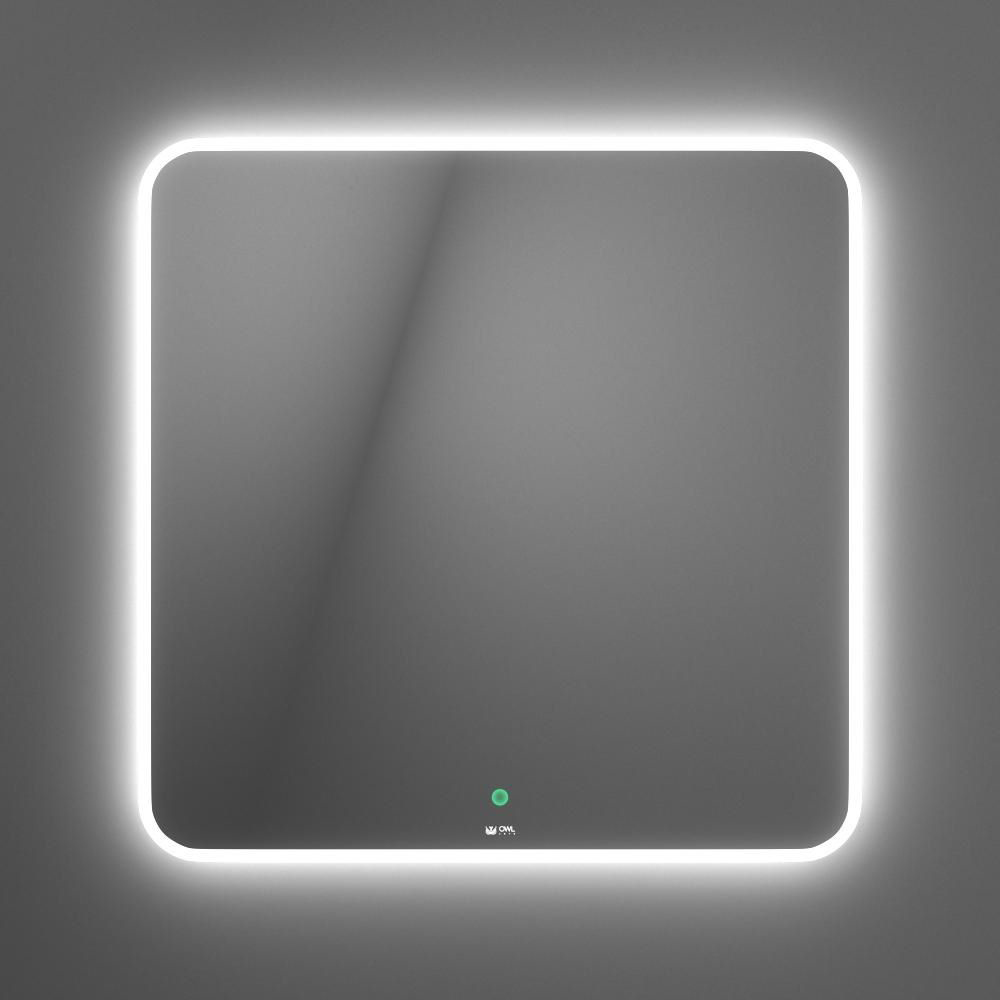 Зеркало для ванной OWL Skansen 80 с LED подсветкой и сенсором luazon зеркало с подсветкой kz 02