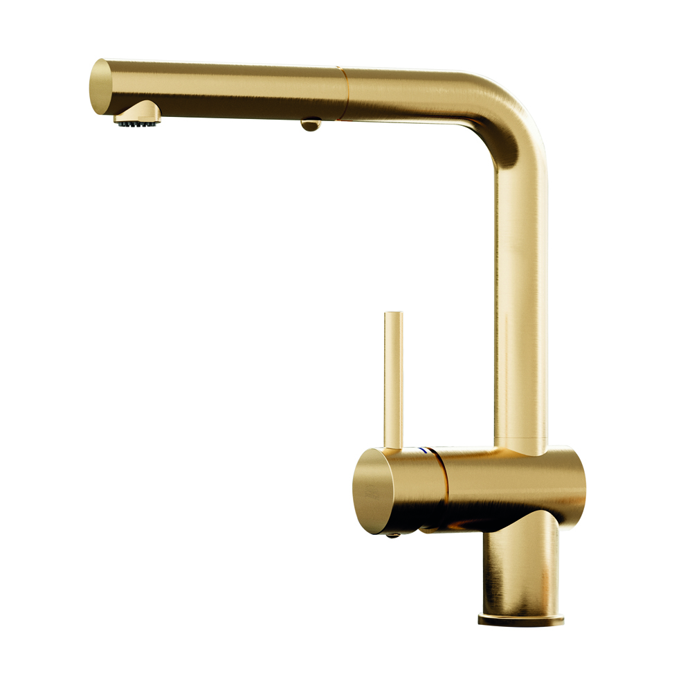 

Смеситель Paffoni Light LIG285HGSP-MET для кухни, Золото