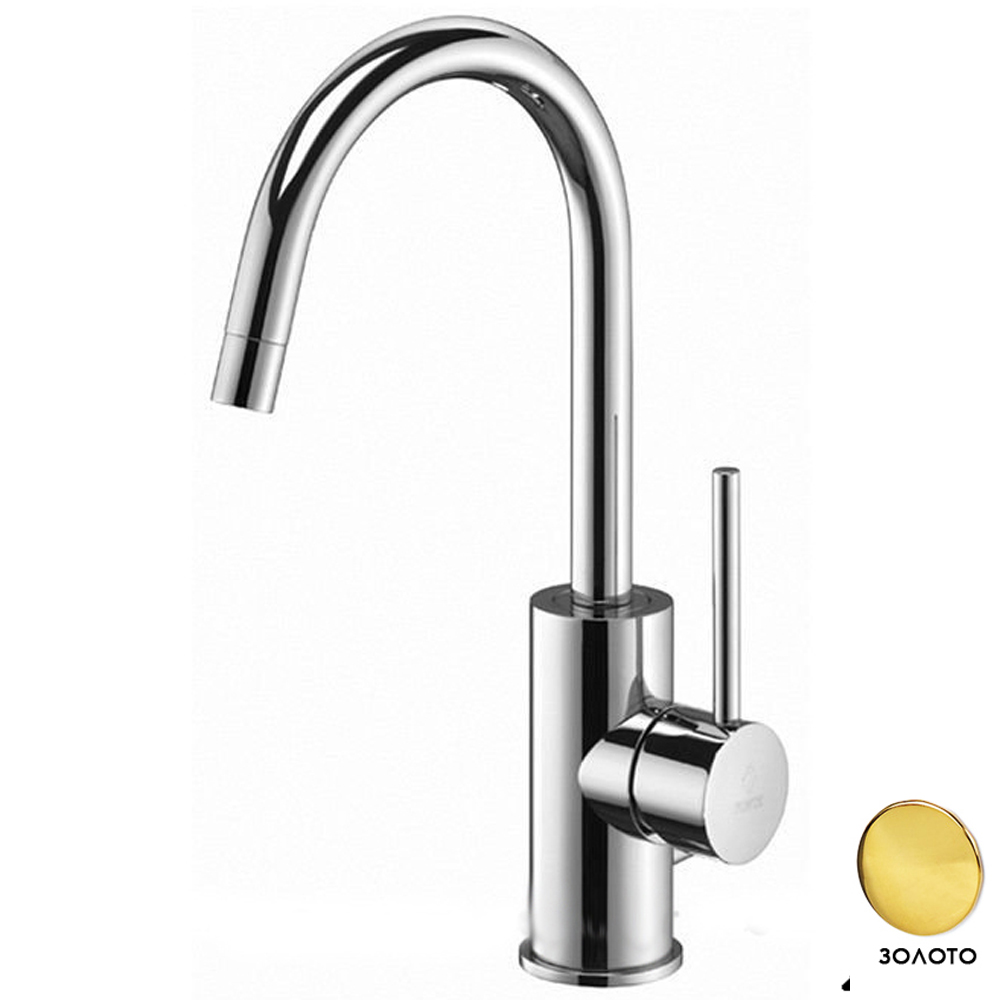

Смеситель Paffoni Light LIG078HGSP для раковины, Золото