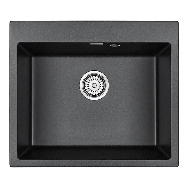 Кухонная мойка Paulmark Kante PM106052-BL черный, цвет цвет черный - фото 1