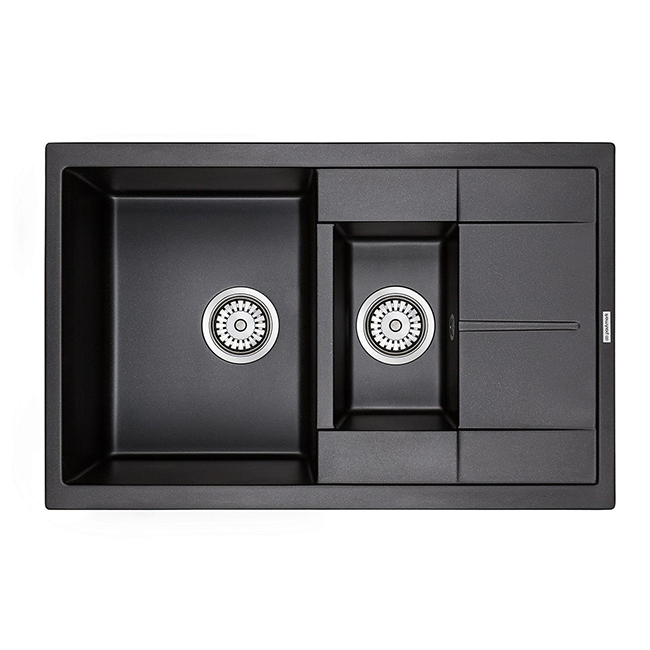 Кухонная мойка Paulmark Feste PM237850-BL черный, цвет цвет черный - фото 1