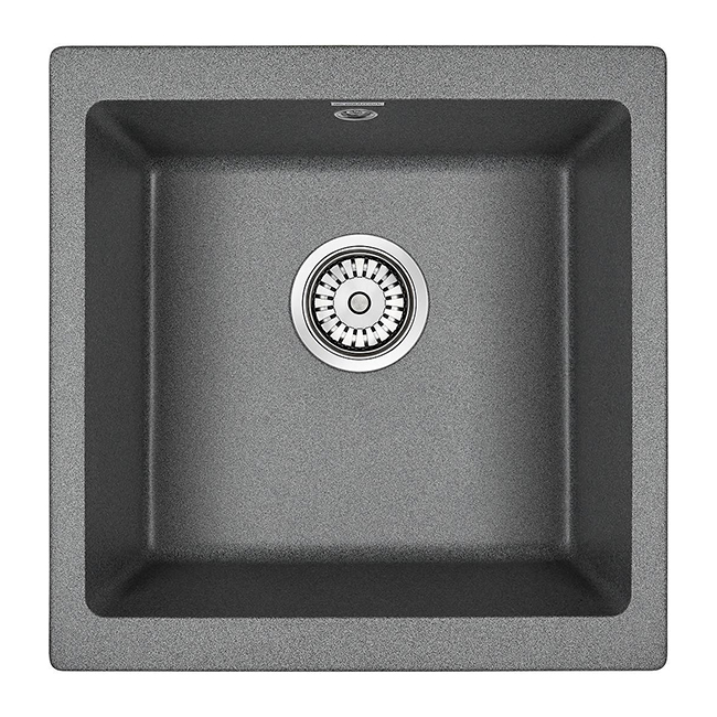 Кухонная мойка Paulmark Brilon PM104546-DG графит, цвет серый - фото 1