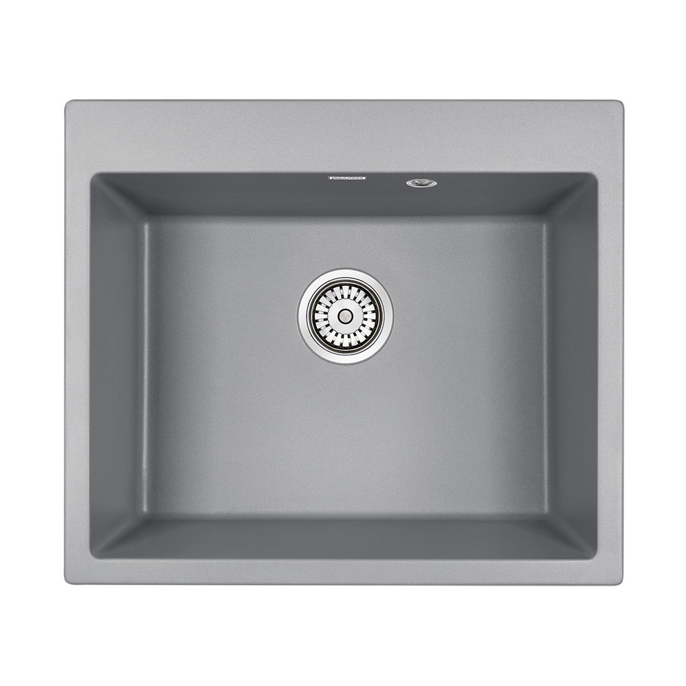 Кухонная мойка Paulmark Kante PM106052-GRM серый металлик