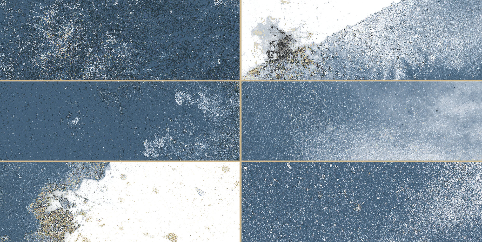 

Настенная плитка Peronda FS Tradition Brick Blue 20x40, Белый;синий